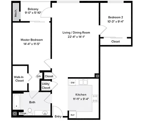 Floor plan 949