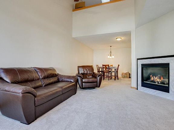 Comfortable size living room. Bright and open