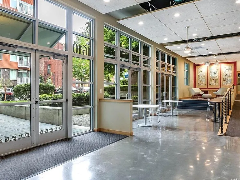 Condo entry and hang-out area