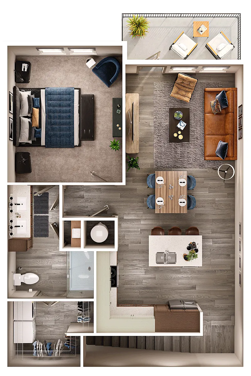 Floor plan The Bergamot