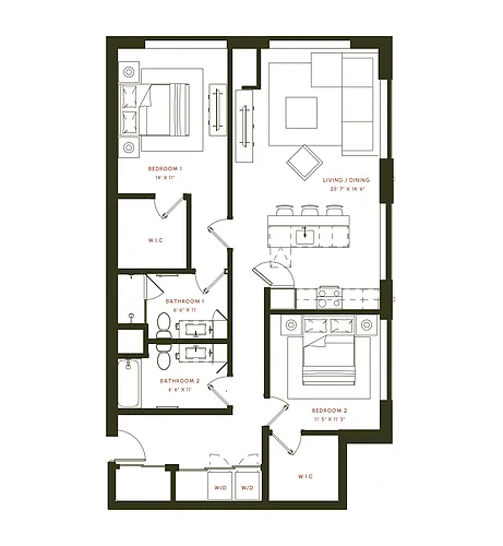 Floor plan B7