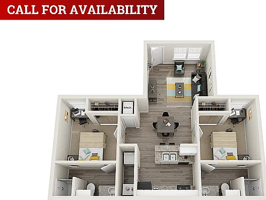 The Redbird Corner Renovated Floorplan - Call for Availability The Redbird Corner Renovated Floorplan - Call for Availability