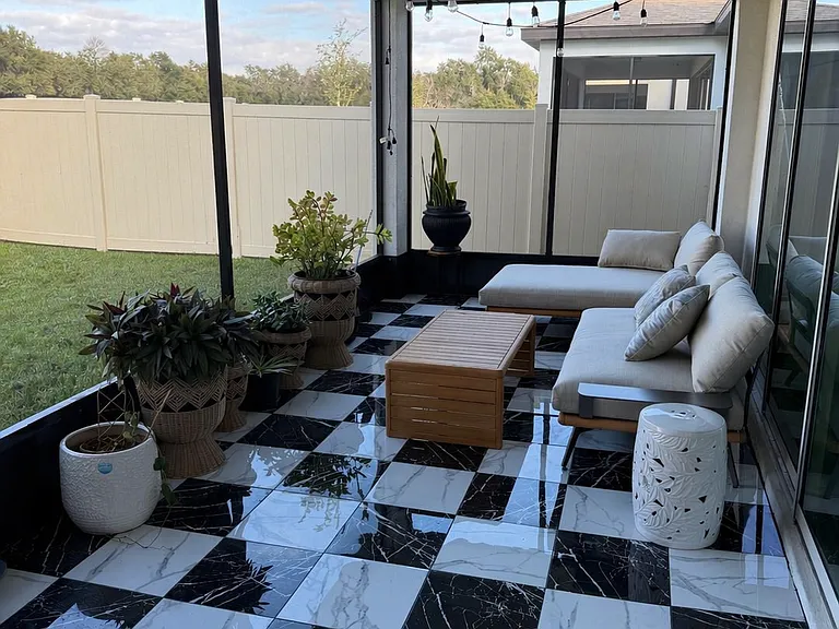 Covered Back Patio
