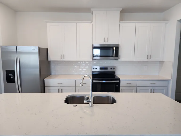 Kitchen with Quartz countertops