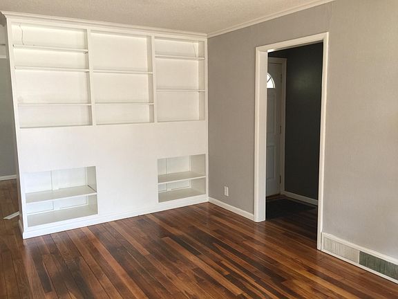 Living room bookshelves
