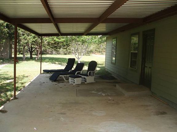 Covered back patio