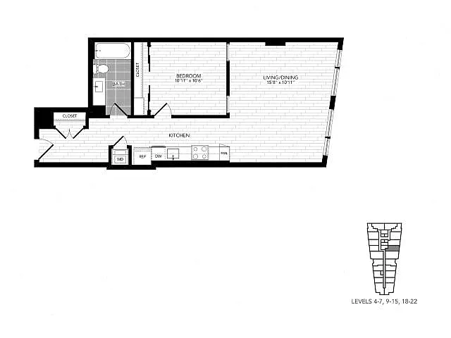 Floor plan 1M