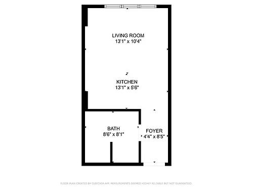 Floor plan Studio