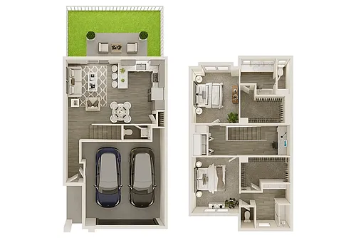Floor plan 2 Bedroom