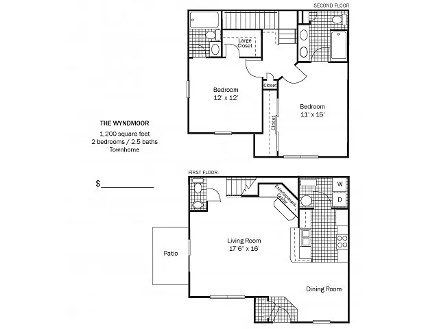 Floor plan Wyndmoor