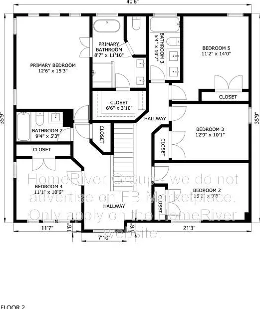 5 bed, 3.5 bath, 2489 sqft, $2,395 — Photo 3