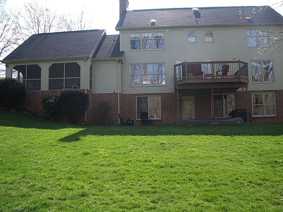 Rear view of home