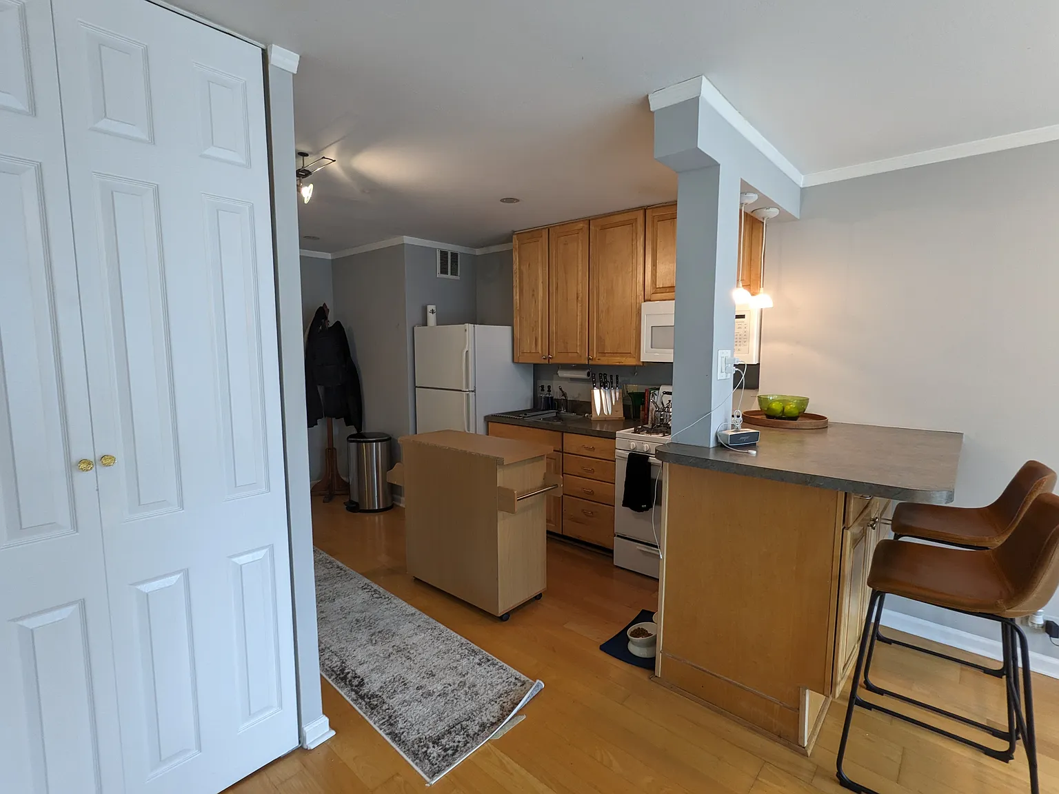 Gorgeous LARGE studio w/hardwood floors & open kitchen! — Photo 2