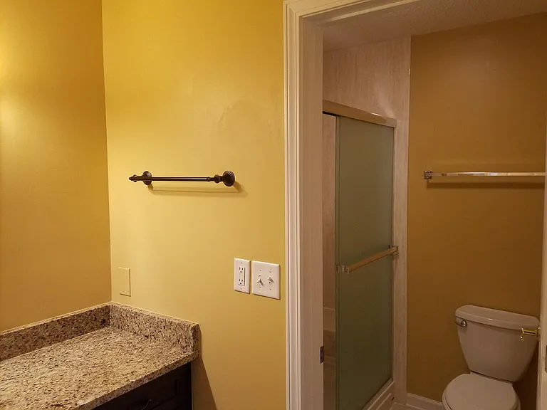 Master bath with full walk in shower