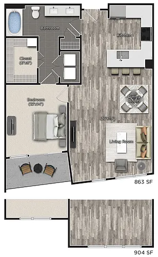 Floor plan G