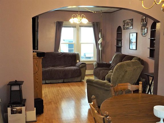 living room from dining room