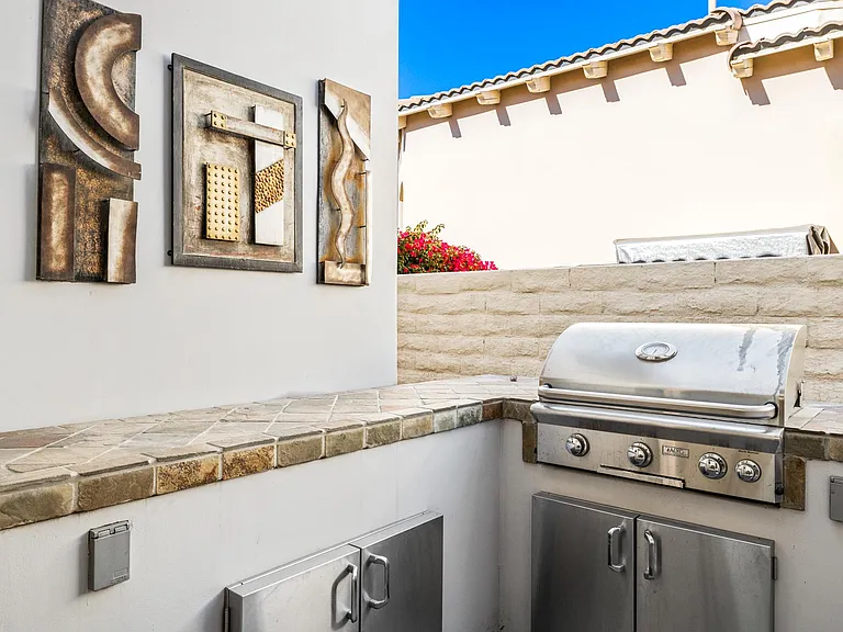 Built-in BBQ
