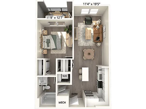 Floor plan A2-Finish1-705