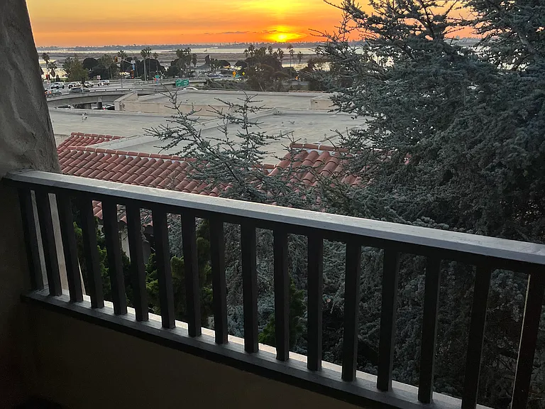 Sunset off Primary BR balcony