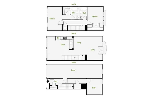 Floor plan TownhouseC