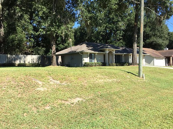 Front view from side yard