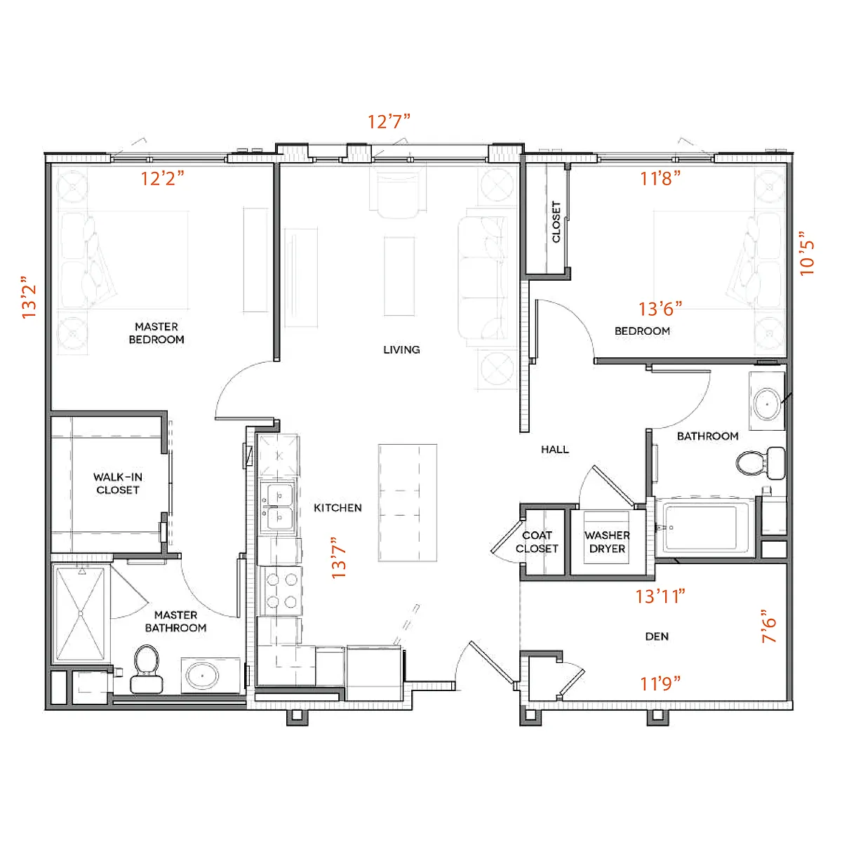 Floor plan P2