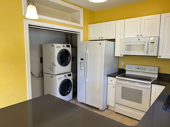 Laundry in kitchen