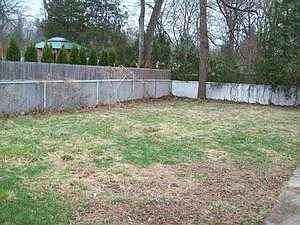Fenced in yard