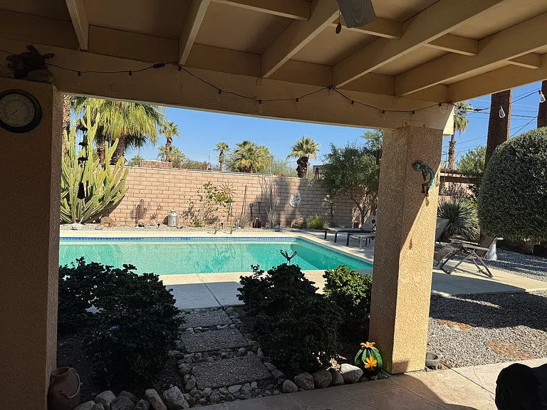 Pool from patio