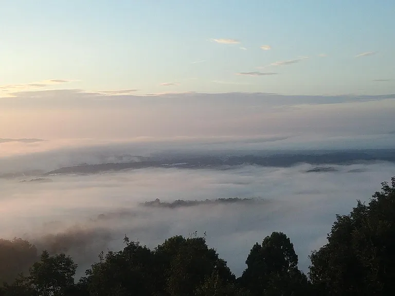 Clouds in the master bedroom