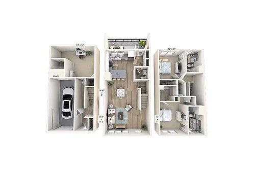 Floor plan B1T-1748sq-2304-2404-2408