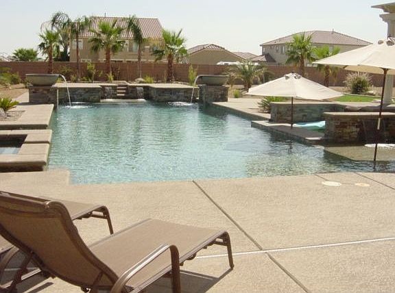 Resort style pool
