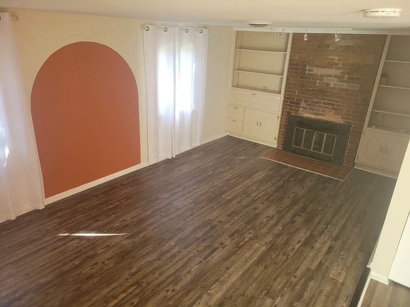 Living room with built ins