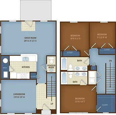 Floor plan D1