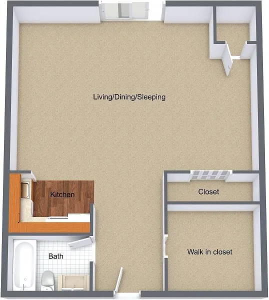 Floor plan Studio