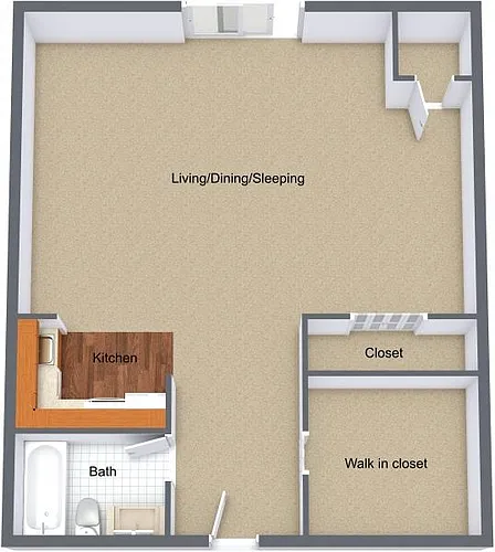 Floor plan Studio