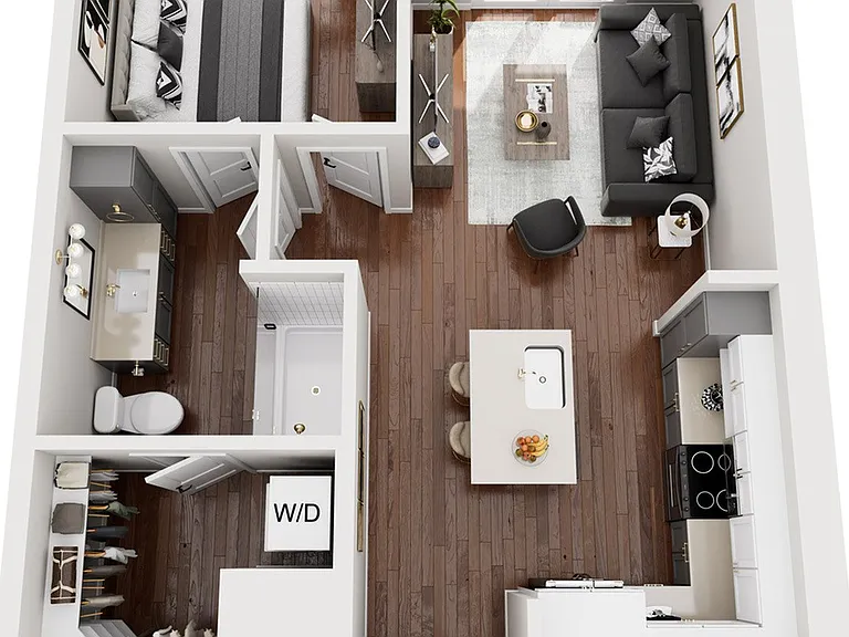 1 Bedroom | 1 Bath | 663 SF 1 Bedroom | 1 Bath | 663 SF