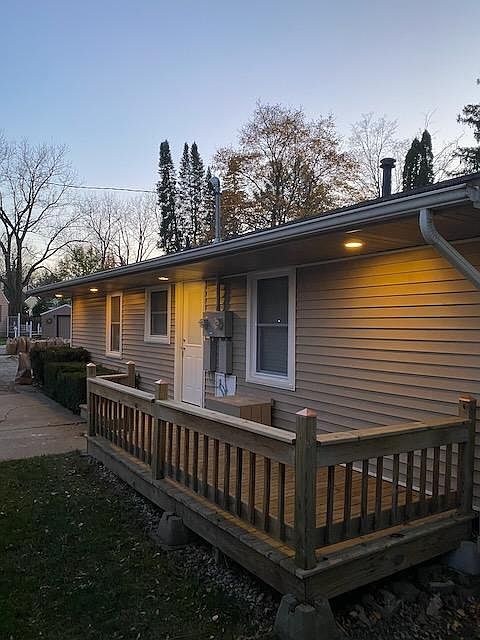 Beautiful evening on units porch