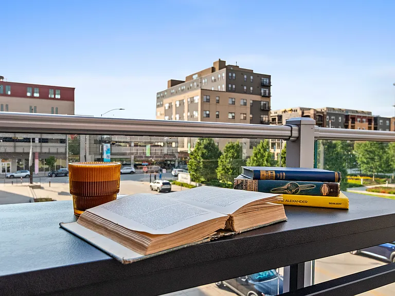 Books, brews, and the best view in town. Our patio's got all the main characters.