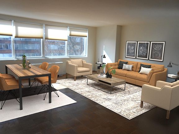 Lots of options for furniture layout.