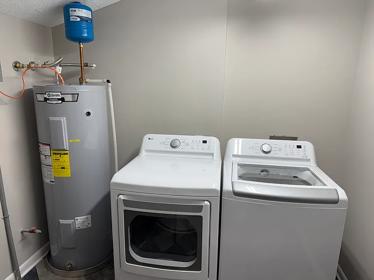 NEW LG Washer, LG Dryer & 50 gallon water heater