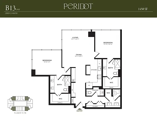 Floor plan B13