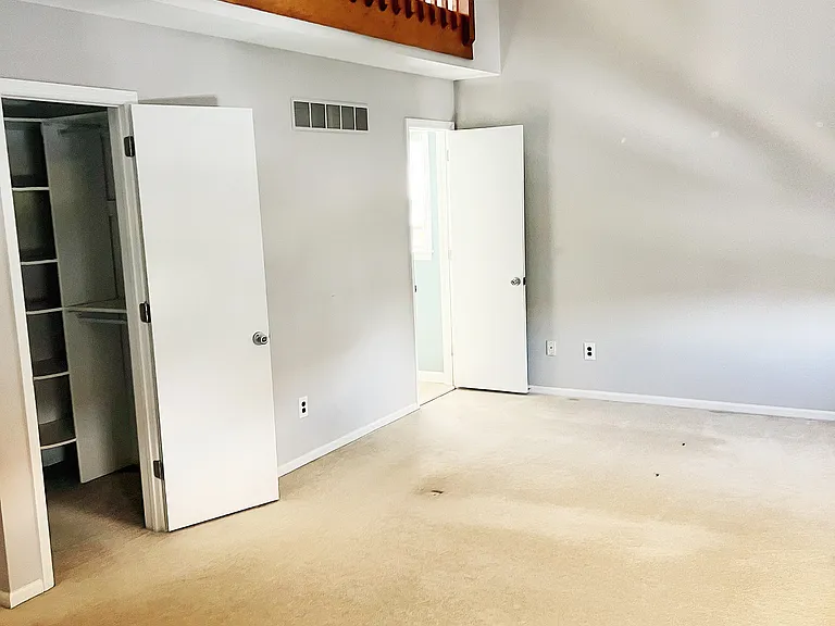 Master Bedroom (Doors: closet and private full bathroom)