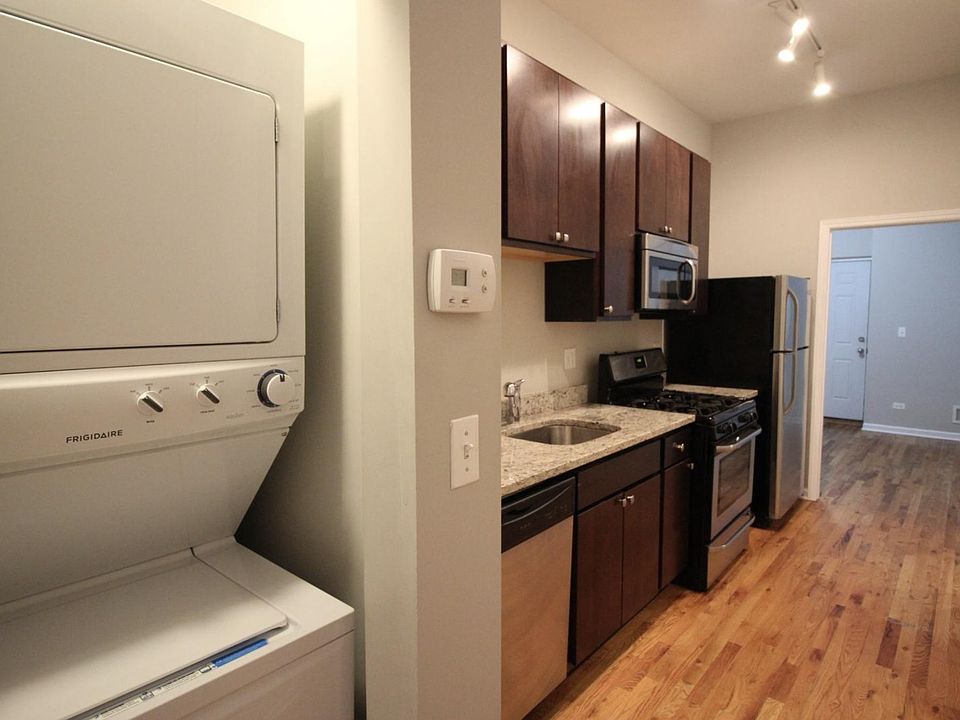 Modern Kitchen with In-Unit Laundry