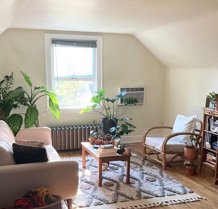 furnished living room