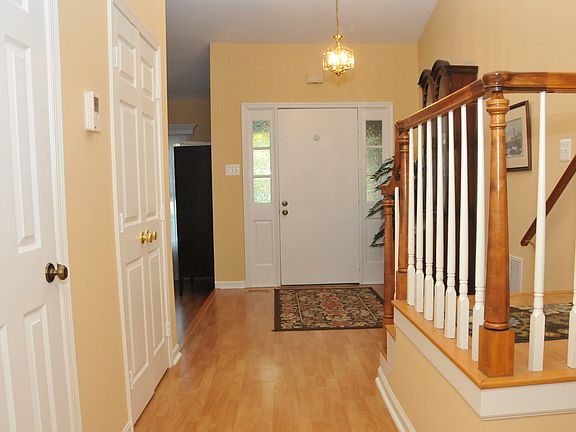 cathedral ceiling in foyer