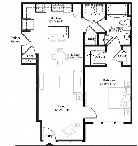 Floor plan Belmont Garage