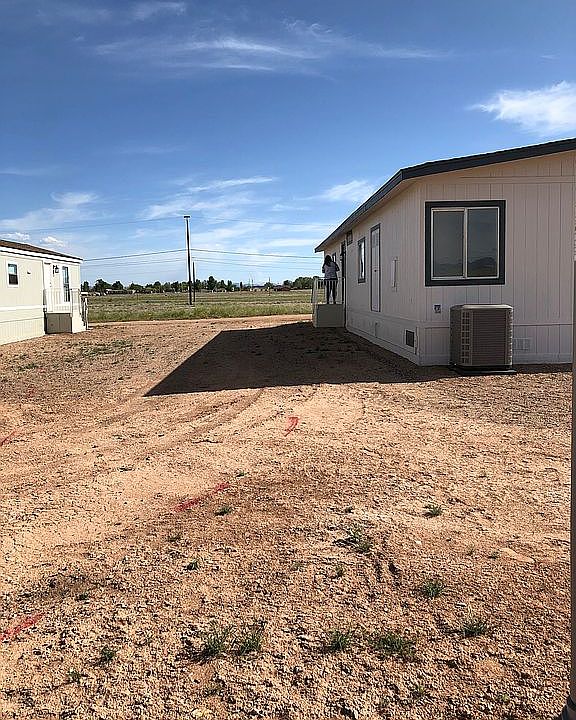 Rear view of back side yard