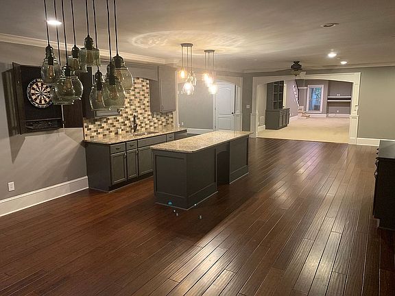 Basement bar and recreationa