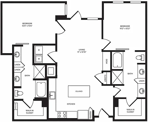 Floor plan B8